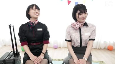 DVMM-285 An airline competition featuring beautiful cabin attendants who are out of reach! A game of baseball-style bukkake! Win and get 1 million yen! Lose and get a facial and instant sex! A beautiful flight attendant who catches everyone's eye at the a