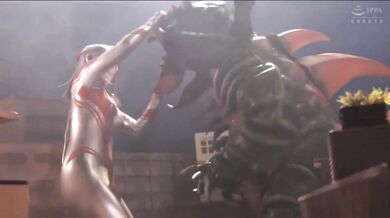 GRET-038 Giant Heroine (R) Arty Rays Kanna Hirai - Shiori Hirai