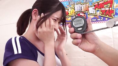 RCTD-423 Wet & Messy (WAM) Gold, Silver And Copper Powder Sports Test 2 - Miu Arioka