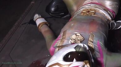 GHNU-24 Rui Hiduki Nữ anh hùng ướt sũng & bẩn thỉu Bùn nhão nhoét nhục nhã Đội quân thú mạnh mẽ Wild Ranger Wild White bị hiến tế 2021/09/24 GIGA (Giga)