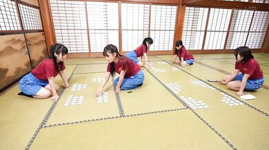 SDDE-747 Suddenly, thick semen starts raining down on the everyday life of the "constant bukkake" competitive karuta club - club training camp edition - refreshing sweat and thick semen flow down the faces of six girls, with 63 thick, massive loads of sem