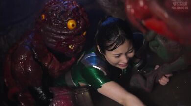 SPSD-08 Mai Arisu (有栖舞衣) Heroine Swallowed Whole - Senkou Sentai Sairyujer GIGA(ギガ)2025-02-28