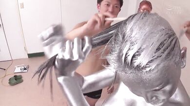 RCTD-406 Wet & Messy (WAM) Gold Silver Copper Powder Sports Test - Azusa Misaki