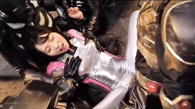 JMSZ-096 Squadron Heroine Fallen All-Faced Chrono Pink Compensation for Long Transformation Airi Tsujime